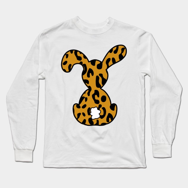 Leopard Print bunny Long Sleeve T-Shirt by Satic